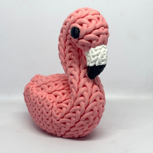 Örgü Desen Flamingo