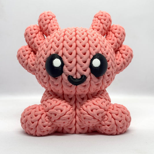 Örgü Desen Sevimli Axolot